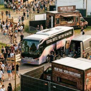 Voertuig branding op events