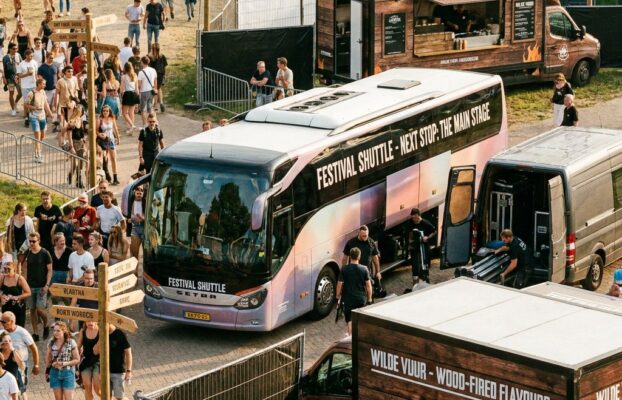 Voertuig branding op events